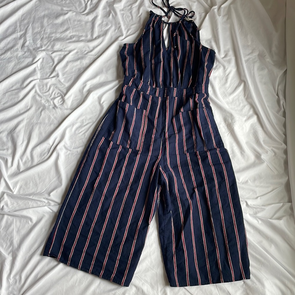 Striped Jumpsuit